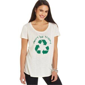 STYLE & CO. Recycle Logo  T-shirt NWT Size XL